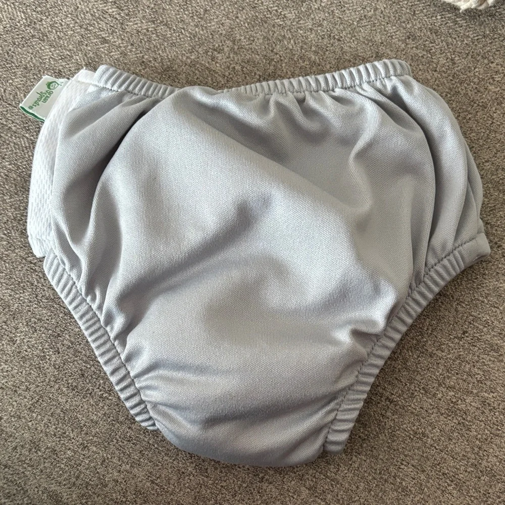 Reusable Diaper Cover - Light Gray